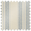 Trellis Prints, Noble Stripe Raffs Blue - Twist&Fit Roman Blind